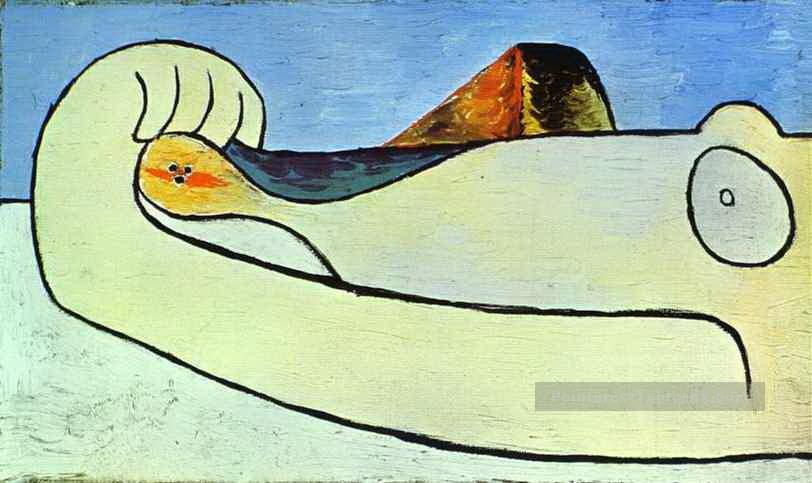 Nu sur une plage 2 1929 cubiste Peintures à l'huile